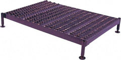 Ballymore - 9" 1 Step Work Platform - Work Platform, 500 Lb Capacity, 8" Platform Height, 24" Base Width x 97" Base Depth, Heavy-Duty Serrated Grating - Apex Tool & Supply