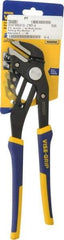 Irwin - 12" OAL, 2-3/4" Jaw Length, Groovelock Pliers - Smooth Jaw, Smooth Head, ProTouch Handles - Apex Tool & Supply