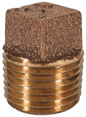 Merit Brass - Class 125, 1/2" Internal Pipe, Lead Free Brass Cap - MNPT - Apex Tool & Supply