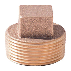 Merit Brass - Brass & Chrome Pipe Fittings Type: Square Head Plug Fitting Size: 2 - Apex Tool & Supply