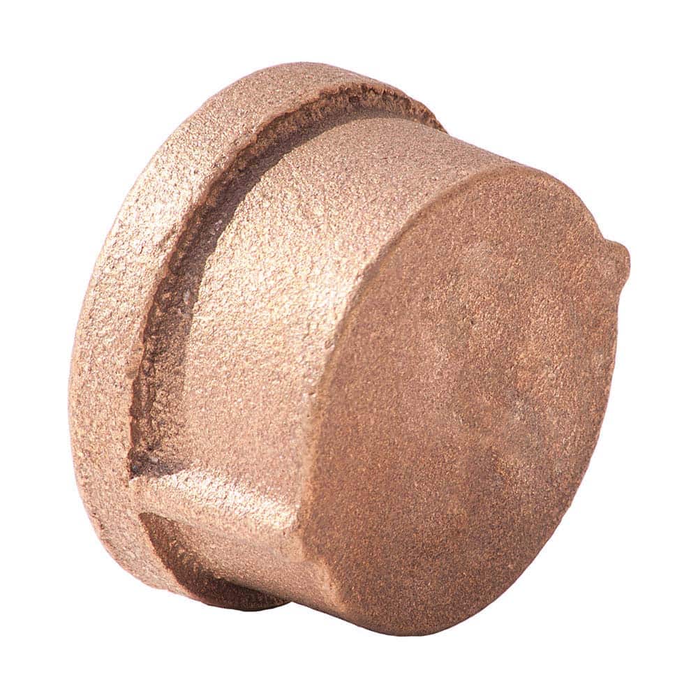 Merit Brass - Brass & Chrome Pipe Fittings Type: Cap Fitting Size: 1/8 - Apex Tool & Supply