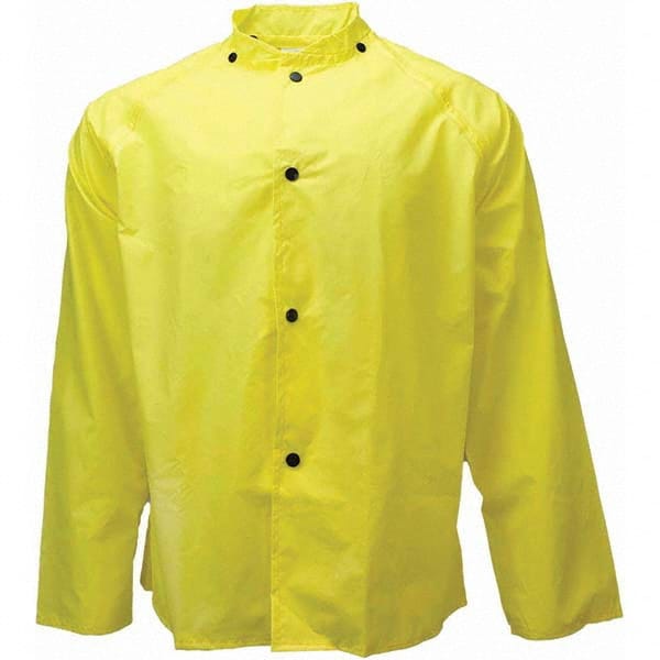 Neese - Size L Yellow Rain & Flame Resistant/Retardant Rain Jacket - Apex Tool & Supply
