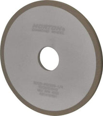 Norton - 6" Diam x 1-1/4" Hole x 1/4" Thick, 120 Grit Surface Grinding Wheel - Diamond, Type 1A1, Fine Grade, Resinoid Bond - Apex Tool & Supply