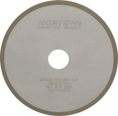 Norton - 7" Diam x 1-1/4" Hole x 1/4" Thick, 100 Grit Surface Grinding Wheel - Diamond, Type 1A1, Fine Grade, Resinoid Bond - Apex Tool & Supply
