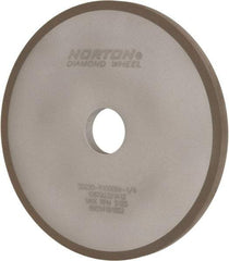 Norton - 7" Diam x 1-1/4" Hole x 3/8" Thick, 220 Grit Surface Grinding Wheel - Diamond, Type 1A1, Very Fine Grade, Resinoid Bond - Apex Tool & Supply
