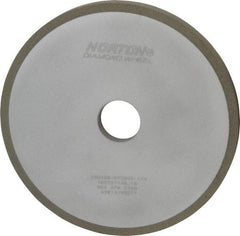 Norton - 7" Diam x 1-1/4" Hole x 1/2" Thick, 100 Grit Surface Grinding Wheel - Diamond, Type 1A1, Fine Grade, Resinoid Bond - Apex Tool & Supply