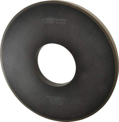 Norton - 14" Diam x 5" Hole x 1" Thick, 120 Grit Surface Grinding Wheel - Diamond, Type 1A1, Fine Grade, Resinoid Bond - Apex Tool & Supply