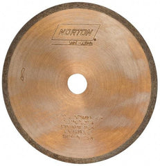 Norton - 4" Diam x 1/2" Hole, 220 Grit Surface Grinding Wheel - Diamond, Type 1A1R, Fine Grade - Apex Tool & Supply