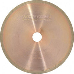 Norton - 4" Diam x 1/2" Hole, 150 Grit Surface Grinding Wheel - Diamond, Type 1A1R, Medium Grade - Apex Tool & Supply