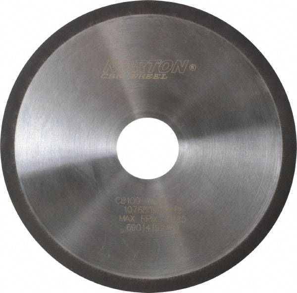 Norton - 6" Diam x 1-1/4" Hole, 100 Grit Surface Grinding Wheel - Type 1A1R, Coarse Grade - Apex Tool & Supply