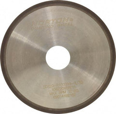 Norton - 6" Diam x 1-1/4" Hole, 120 Grit Surface Grinding Wheel - Diamond, Type 1A1R, Coarse Grade - Apex Tool & Supply