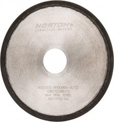 Norton - 6" Diam x 1-1/4" Hole, 100 Grit Surface Grinding Wheel - Type 1A1R, Coarse Grade - Apex Tool & Supply
