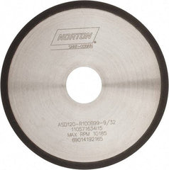 Norton - 6" Diam x 1-1/4" Hole, 120 Grit Surface Grinding Wheel - Type 1A1R, Coarse Grade - Apex Tool & Supply
