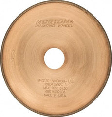Norton - 7" Diam x 1-1/4" Hole, 120 Grit Surface Grinding Wheel - Diamond, Type 1A1R, Coarse Grade - Apex Tool & Supply