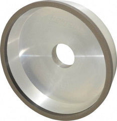 Norton - 6" Diam, 1-1/4" Hole Size, 1-1/2" Overall Thickness, 150 Grit, Type 11 Tool & Cutter Grinding Wheel - Very Fine Grade, Diamond, Resinoid Bond - Apex Tool & Supply