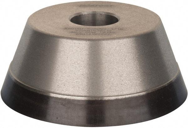 Norton - 3" Diam, 3/4" Hole Size, 1-1/4" Overall Thickness, 150 Grit, Type 11 Tool & Cutter Grinding Wheel - Very Fine Grade, Diamond, Resinoid Bond - Apex Tool & Supply