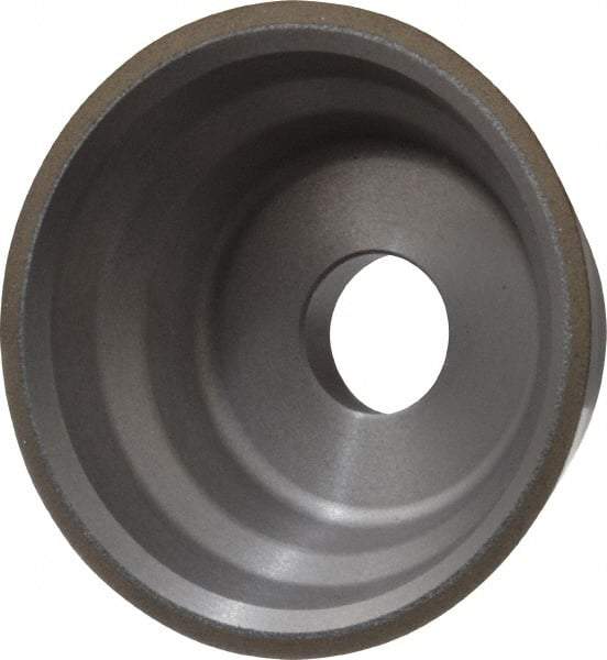 Norton - 3" Diam, 3/4" Hole Size, 1-1/4" Overall Thickness, 150 Grit, Type 11 Tool & Cutter Grinding Wheel - Very Fine Grade, Diamond, Resinoid Bond - Apex Tool & Supply