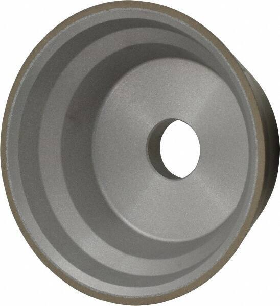 Norton - 3-3/4" Diam, 3/4" Hole Size, 1-1/2" Overall Thickness, 120 Grit, Type 11 Tool & Cutter Grinding Wheel - Fine Grade, Diamond, Resinoid Bond - Apex Tool & Supply