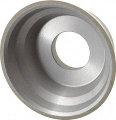 Norton - 3-3/4" Diam, 1-1/4" Hole Size, 1-1/2" Overall Thickness, 150 Grit, Type 11 Tool & Cutter Grinding Wheel - Very Fine Grade, CBN, Resinoid Bond - Apex Tool & Supply