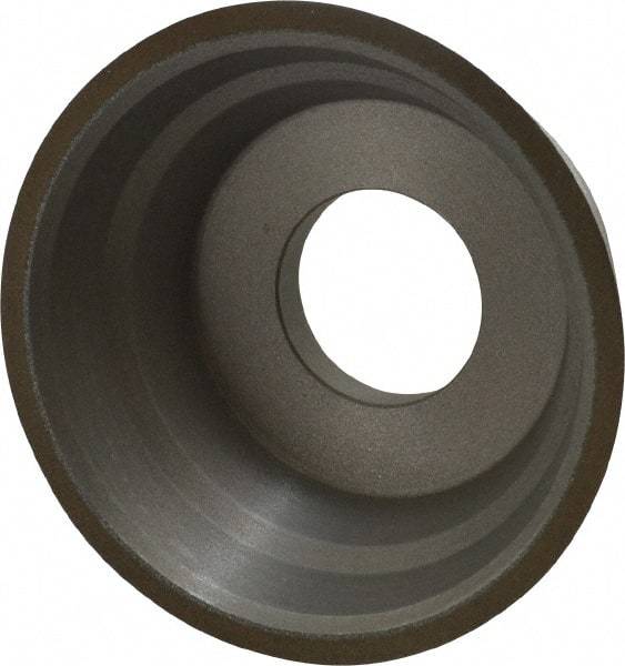 Norton - 3-3/4" Diam, 1-1/4" Hole Size, 1-1/2" Overall Thickness, 150 Grit, Type 11 Tool & Cutter Grinding Wheel - Very Fine Grade, CBN, Resinoid Bond - Apex Tool & Supply