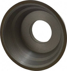 Norton - 3-3/4" Diam, 1-1/4" Hole Size, 1-1/2" Overall Thickness, 150 Grit, Type 11 Tool & Cutter Grinding Wheel - Very Fine Grade, CBN, Resinoid Bond - Apex Tool & Supply