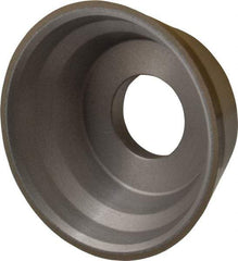Norton - 3-3/4" Diam, 1-1/4" Hole Size, 1-1/2" Overall Thickness, 150 Grit, Type 11 Tool & Cutter Grinding Wheel - Very Fine Grade, Diamond, Resinoid Bond - Apex Tool & Supply