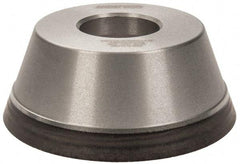 Norton - 3-3/4" Diam, 1-1/4" Hole Size, 1-1/2" Overall Thickness, 120 Grit, Type 11 Tool & Cutter Grinding Wheel - Fine Grade, Diamond, Resinoid Bond - Apex Tool & Supply
