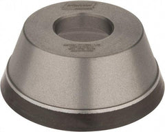 Norton - 3-3/4" Diam, 1-1/4" Hole Size, 1-1/2" Overall Thickness, 180 Grit, Type 11 Tool & Cutter Grinding Wheel - Very Fine Grade, Diamond, Resinoid Bond - Apex Tool & Supply