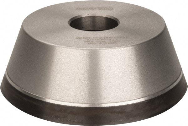 Norton - 5" Diam, 1-1/4" Hole Size, 1-3/4" Overall Thickness, 120 Grit, Type 11 Tool & Cutter Grinding Wheel - Fine Grade, Diamond, Resinoid Bond - Apex Tool & Supply