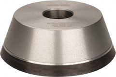 Norton - 5" Diam, 1-1/4" Hole Size, 1-3/4" Overall Thickness, 120 Grit, Type 11 Tool & Cutter Grinding Wheel - Fine Grade, Diamond, Resinoid Bond - Apex Tool & Supply