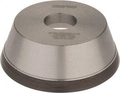 Norton - 5" Diam, 1-1/4" Hole Size, 1-3/4" Overall Thickness, 150 Grit, Type 11 Tool & Cutter Grinding Wheel - Very Fine Grade, Diamond, Resinoid Bond - Apex Tool & Supply