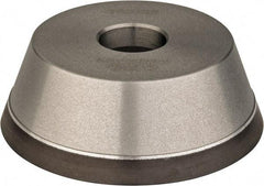 Norton - 5" Diam, 1-1/4" Hole Size, 1-3/4" Overall Thickness, 180 Grit, Type 11 Tool & Cutter Grinding Wheel - Very Fine Grade, Diamond, Resinoid Bond - Apex Tool & Supply