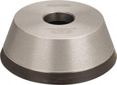 Norton - 5" Diam, 1-1/4" Hole Size, 1-3/4" Overall Thickness, 150 Grit, Type 11 Tool & Cutter Grinding Wheel - Very Fine Grade, Diamond, Resinoid Bond - Apex Tool & Supply