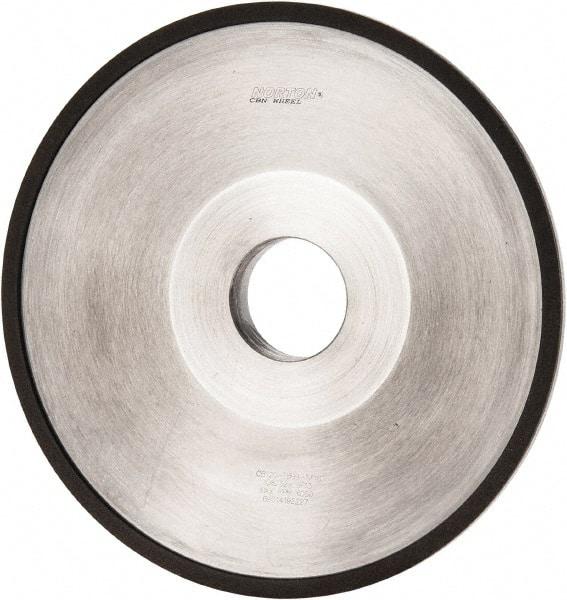 Norton - 6" Diam, 1-1/4" Hole Size, 1" Overall Thickness, 120 Grit, Type 12 Tool & Cutter Grinding Wheel - Fine Grade, CBN, Resinoid Bond - Apex Tool & Supply