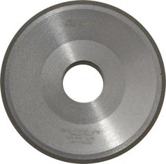 Norton - 3" Diam, 3/4" Hole Size, 7/16" Overall Thickness, 150 Grit, Type 12 Tool & Cutter Grinding Wheel - Very Fine Grade, Diamond, Resinoid Bond - Apex Tool & Supply