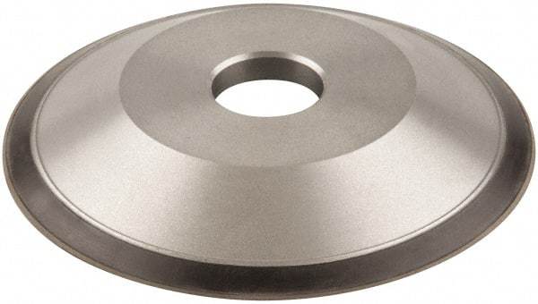 Norton - 6" Diam, 1-1/4" Hole Size, 3/4" Overall Thickness, 150 Grit, Type 12 Tool & Cutter Grinding Wheel - Very Fine Grade, Diamond, Resinoid Bond - Apex Tool & Supply