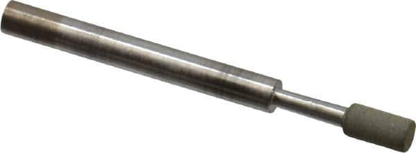 Norton - 1/8" Head Diam x 1/4" Head Thickness Diamond (Abrasive) Grinding Pin - 1/8" Shank Diam x 1-1/2" Shank Length, Very Fine Grade, 220 Grit - Apex Tool & Supply