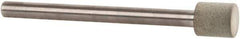 Norton - 1/4" Head Diam x 1/4" Head Thickness Diamond (Abrasive) Grinding Pin - 1/8" Shank Diam x 1-1/2" Shank Length, Fine Grade, 100 Grit - Apex Tool & Supply