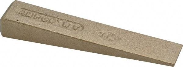Ampco - 4" OAL Nonsparking Flange Wedge - 3/4" Wide x 1/2" High - Apex Tool & Supply