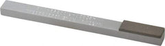 Norton - Very Fine, 1" Length of Cut, Single End Diamond Hone - 220 Grit, 3/8" Wide x 1/4" High x 4" OAL - Apex Tool & Supply