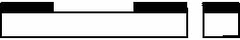 Norton - Extra Fine/Super Fine, 1" Length of Cut, Double End Diamond Hone - 400 Grit, 7/16" Wide x 1/4" High x 4" OAL - Apex Tool & Supply