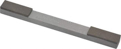 Norton - Very Fine & Super Fine, 1" Length of Cut, Double End Diamond Hone - 220 & 400 Grit, 3/8" Wide x 1/4" High x 4" OAL - Apex Tool & Supply