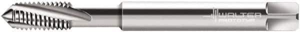 Walter-Prototyp - M4x0.70 Metric Special (MJ) 3 Flute 4H Modified Bottoming Spiral Flute Tap - Powdered Metal, Bright Finish, 63mm OAL, Right Hand Flute, Right Hand Thread, Series 204164 - Apex Tool & Supply