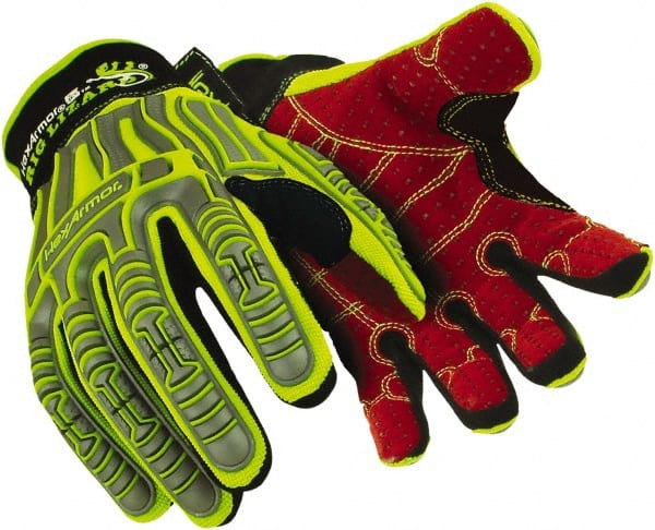 HexArmor - Size M (8), ANSI Cut Lvl 2, Puncture Lvl 2, HPPE Fiber Cut & Puncture Resistant Gloves - Apex Tool & Supply