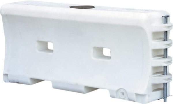 VizCon - 32" High x 6' Max Width Barrier - Low Density Polyethylene, White - Apex Tool & Supply