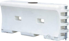 VizCon - 32" High x 6' Max Width Barrier - Low Density Polyethylene, White - Apex Tool & Supply