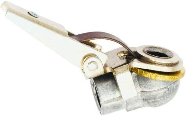 Milton - 150 Max psi Closed Check Zinc Air Chuck - Ball Foot with Clip Chuck, 7/16 UNS - Apex Tool & Supply