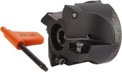 Kennametal - 2" Cut Diam, 0.098" Max Depth, 3/4" Arbor Hole, 4 Inserts, XD 12 Insert Style, Indexable Copy Face Mill - C7792VXD12-A2.00Z04R Cutter Style, 1.574" High, Through Coolant, Series 7792 - Apex Tool & Supply