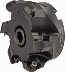 Kennametal - 4" Cut Diam, 0.394" Max Depth, 1-1/4" Arbor Hole, 6 Inserts, RD 20 Insert Style, Indexable Copy Face Mill - C7710VRD20A4.00Z06R Cutter Style, 1.969" High, Through Coolant, Series 7710 - Apex Tool & Supply