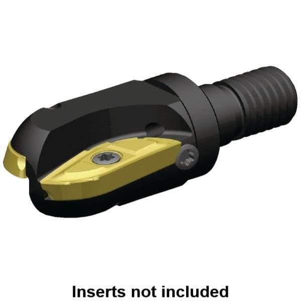 Kennametal - 3/4" Cut Diam, 3/4" Max Depth of Cut, 3/4" Shank Diam, Indexable Ball Nose End Mill - M10 Modular Connection, A5505VX Toolholder, XPNT Insert - Apex Tool & Supply